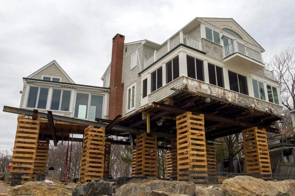 Elevated Pilings or Stilts Foundation Repair Vienna VA